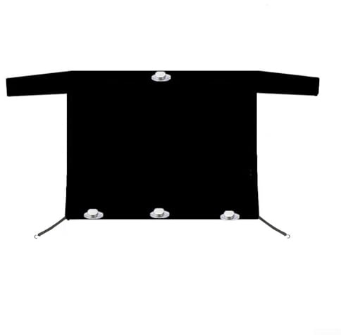 Donkivvy Auto-Heckscheibenabdeckung, 140 x 80 cm, Schnee-Abdeckung, Eis, für Schutzfolien, Sonnenschutz mit 2 elastischen Haken, 4 Magneten