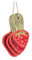 Sass & Belle Strawberry Measuring Spoons – Cute Ceramic Baking Measuring Cups and Spoons Set – 4-Piece Small Measure Cup Set for Cooking and Kitchen Use