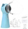 Inhalationsgerät Kinder Baby Inhaliergeräte für Erwachsene Inhalator Kinder Vernebler Inhaliergerät USB Aufladbarer Nebulizer Tragbar mit Mundstück, 2 Maske Effektiv bei Atemwegserkrankungen (Blau)