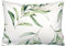 Kissenhülle Olive ca. 25x35 cm – beties Italy Collection 100% Baumwolle – Premium Qualität – weiß mit grünen Oliven und zart goldenen Details