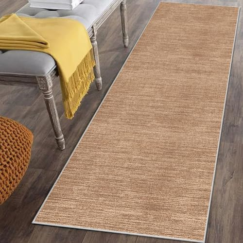 Läufer Teppich für Flur Lang Rutschfest 120 x 300 cm Küchenläufer Teppich Läufer für Küche Waschbar Teppichläufer Flur Teppich Küchenteppich Schmutzfangmatte für Eingang Wohnzimmer Schlafzimmer
