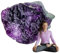 Rainbow Stones - Rough Crystal Rocks, Garden Decor Set | 100g Hand-Knocked Fluorite Crystals for Fish Tanks, Water Fountains, Diffusers, Plant Pots, and Colorful Outdoor Landscaping Projects