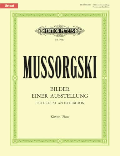 Bilder einer Ausstellung, Klavier: Urtext (Hellmundt) (Edition Peters)