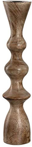 Leonardo - Posto - Kerzenleuchter, Kerzenständer - Mangoholz - handgefertigt - Maße (ØxH): 6 x 30 cm