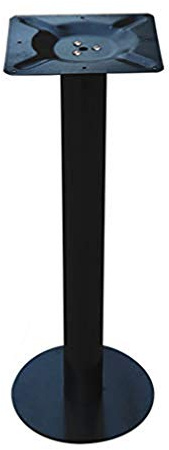 Pied pour Table Bar,Métal Pieds de Table de Cuisine,Jambe d'Accessoire de Meuble Bricolage,Hauteur 40cm-120cm Pied Rond pour Table Bar Table de Petit Déjeuner,Capacité 200Kg(black80cm/31.5in)