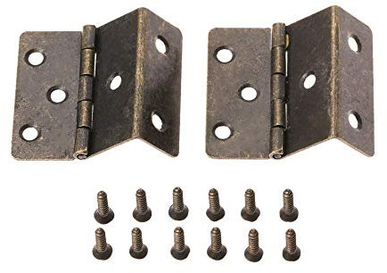 Scharnier Klappe 2Pcs 44 * 45 * 22Mm Dreifach-Falttürscharniere Möbelbeschläge Für Schrankkoffer Schmuckschatulle Aufbewahrungsbox Möbelbeschläge