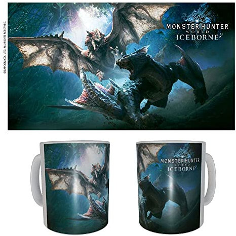 Monster Hunter World Iceborne Rathalos & Nargacuga Mug Original & Licensed Collection Mug #4