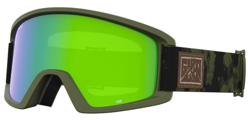 Giro Semi Snow Goggles - Trail Green Clouddust - Loden/Yellow Lens - One Size