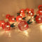 KINGCOO 3M/9.8FT 20LED Eisen Apfel-Fruchtform Lichterkette Metall Laterne Lichterketten Batteriebetrieben Funkelnde Lampe für Hochzeit im Schlafzimmer Innen Draussen Heim Party Dekoration