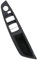 Right Hand Drive RHD Interior Door Armrest Handle Panel Pull Trim Cover Without Mirror Folding Switch Button For B-MW 5 Series F10 F11 F18 (Black)