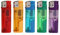 ezkart | Pack of 5 - Multipack Assorted Colour Lighters with Adjustable Flame Lighter, refillable and child safe, Use for Camping, BBQ, Fireworks and much more (5)