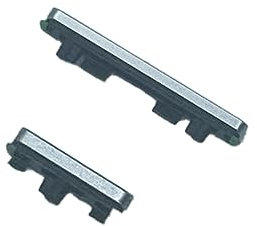 SECRETIGER Power-Lautstärke-Tasten-Ersatz für Google Pixel 7 Pro – Ein-/Aus-/Lautstärketaste/Seitentasten, Ersatz-Set – Schnee