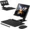 Enituo Set tastiera e mouse wireless Bluetooth per Samsung Galaxy Z Fold 7 6 5 4 & Fold Smartphone, tastiera portatile da viaggio regolabile pieghevole supporto da scrivania con penna per mini tablet