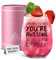 CROWNLY CRYSTAL® Personalised Wine & Gin Glass Gifts for Friends, Colleagues & Birthdays