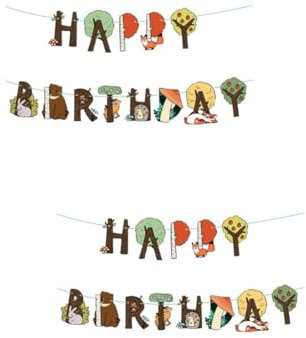 Toyvian 2 Stücke Tiere Dekorative Banner Für Geburtstag Party Dschungel Tier Hängen