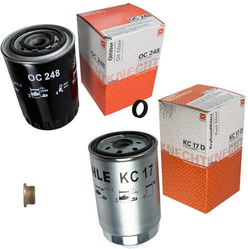 Inspektionspaket Wartungspaket Filterset mit Ölfilter OC 248, Kraftstofffilter KC 17D, Verschlussschraube