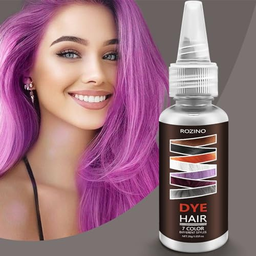 Temporary Purple Hair Dye Gloss Treatment for Bright or Pastel Hair, Vibrant Colour (One Size)