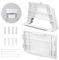 Router Wall Mount for Starlink Gen 3&V3, Modem Wifi Holder Wall Mount Mesh Router Mount and Power Supply Mount Integrated Mounting Bracket Kit