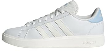 adidas Women's Grand Court TD Lifestyle Court Casual Shoes, Crystal White/core White/Clear Sky, 9 UK