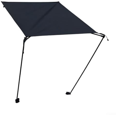 Outdoor-Klappstuhl, Vordach, tragbarer Klappstuhl, Vorzelt, Klappstuhl, Zubehör (schwarz)