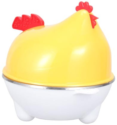 Eierkocher in Hühnerform der koch chefkoch Elektrischer Eierkocher Kochutensil Messbecher cooker Küchengerät Ei Wilderer Eierdampfer Wilderer kocher Yellow Garneck