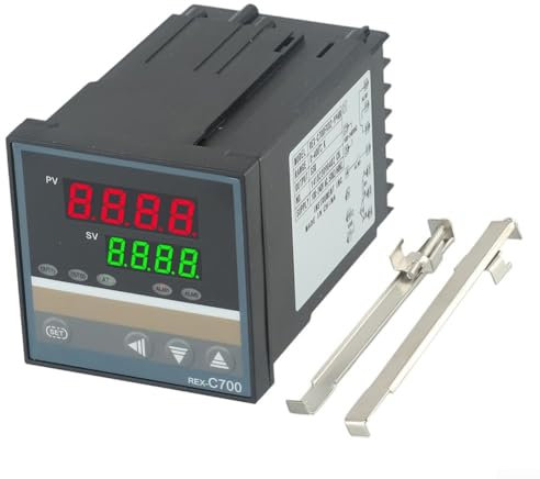 REX-C700 Intelligenter Temperaturregler SSR-Ausgang Thermostat 0-400℃ für Gewächshäuser, Wassertanks, Aquarien, Aquakultur