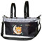 KissyMino - Bolso Carro Bebé Cuadros Vichy Pequeño, Organizador Silla de Paseo Unisex, Bolsa Carrito Maternidad, Pañalera con Cinta para Colgar, Tela Oxford Resistente (Negro)