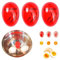3Pcs Eggtimer,Egg Timer Harz, Wiederverwendbarer Eggtime, Wärmeempfindlich Farbe Veränderung Eieruhr, Eierfarbe ändern Timer, Zeitschaltuhr für Hartgekochte Eier, Eieruhr zum Anzeige Weich/Mittel/Hart