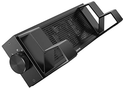 Uonlytech Laptop Cooler Stand Notebook Cooling Rack Fan Heightening Design for Gaming Laptop Usb Powered Cooling Pad for