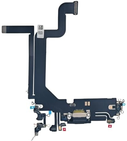 MEEFIX Charging Port Flex Cable Replacement for iPhone 14 Pro Max - USB-C Dock Connector, Microphone, Antenna Assembly Repair Part