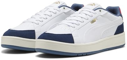 PUMA Erwachsene Court Classico Sport Sneakers 47, White Persian Blue