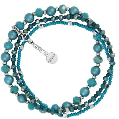 Lizas Armband Perlenarmband dreireihig in vielen Farben