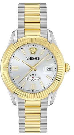 Versace Herren Analog Quarz Armabanduhr Apodis