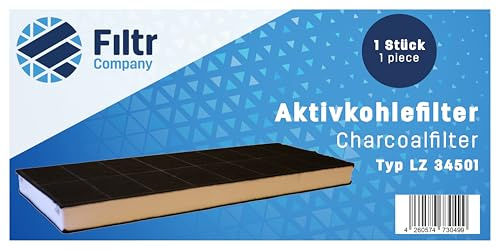 Aktivkohlefilter alternativ für Siemens Bosch Neff LZ34501 LZ34000 Kohlefilter