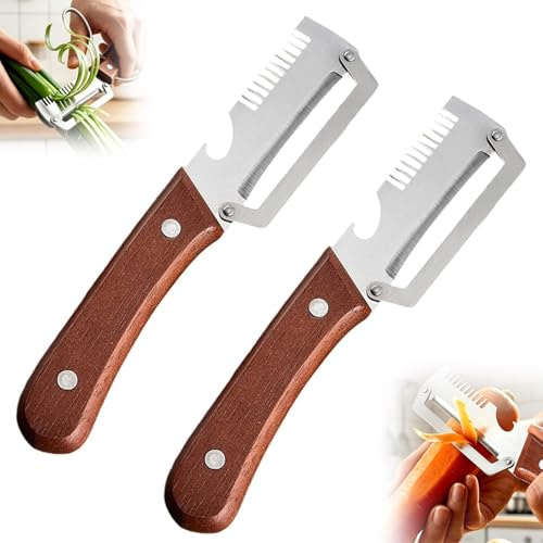3 in 1 Pelatore Da Cucina Multifunzionale, Pelatore Multifunzione, Pelapatate Multifunzione, Con Un,anico Ergonomico — Comodo e Antiscivolo Questo Pelapatate è ideale Per Pelare Frutta e Verdura.