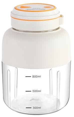Vaso De Zumos Inalámbrico - Máquina Recargable Inalámbrica Compacta Y Ligera De 1300 ml - Vaso Exprimidor Eléctrico Portátil,Para Viajes, Camping, Senderismo, Exterior, Gimnasio, Interior, Cocina, Hog