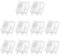 Mtsooning 10 Pcs Sill Side Skirt Clips Trim Clips Fasteners Replacement for E36 E46 51718184574
