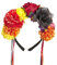 W WIDMANN MILANO Party Fashion 00089 - Haarreif mit Blumen und Bändern, Day of the Dead, Accessoire, Mottoparty