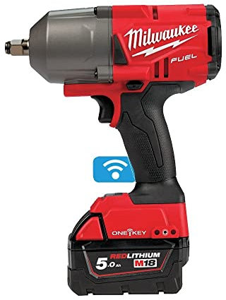 Milwaukee M18ONEFHIWF12-0 18v 1/2in Fuel ONE-Key Impact Wrench Friction Ring 5Ah