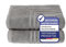 MAURAHOME - 2er Pack Badvorleger, Frottee Duschvorleger, 100% Baumwolle Badematte 50x70cm, Badteppich Anthrazit, Badvorleger rutschfest Waschbar, Badezimmerteppich, Schnelltrocknend Duschvorleger