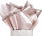 UNIQOOO 100 Sheets 20X14 Premium Metallic Rose Gold Champagne Gold Tissue Gift Wrap Paper Bulk - Recyclable Gift Wrapping Accessory - Perfect for Small Gift Bags, Wedding, Party, DIY Craft, Cutout