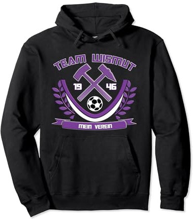 Erzgebirge Fussball Wismut Bergbau Aue Pullover Hoodie