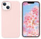 YINLAI für iPhone 13 Hülle Silikon,Handyhülle iPhone 13 Schutzhülle Slim Case Cover Liquid Silikon Gel Matte Kratzfest Hülle für iPhone 13 6,1 Zoll,Rosa/Pink