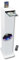 gef-roy Enceinte Colonne Blanche avec Lecteur CD, Bluetooth, FM et USB, 60W, télécommande, Jeu de lumière OVNI LED
