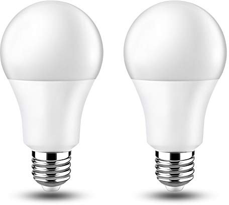 Akynite E27 LED Glühbirne 12W/24V Kaltweiß 6500K, 1000LM, 270 Grad, Garagelampe für Wohnmobil, Gartenhaus, Carport, Nicht Dimmbar, 2er-Set
