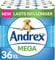 Andrex Complete Classic Clean Mega Toilet Roll - 36 Mega XL Rolls, Packaging May Vary