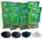4-stufiges Rock Tumbler Körnungsset, Polierset, Siliziumkarbid, Aluminiumoxid, Medienpolitur für 1,4 kg Rock Tumbler