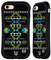 Head Case Designs Schwarz Neo Navajo Hybride Handyhülle Hülle Huelle kompatibel mit Apple iPhone 7/8 / SE 2020 & 2022