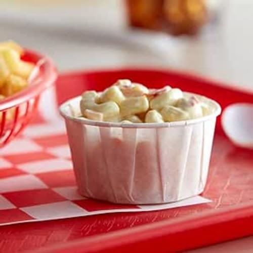 HOT BARGAINS 1000 X 2OZ Paper Soufflé Cups, Disposable Waxed Paper Ramekin, Sauce Pots, Soufflé Cups, Portion Cups, Condiment Pots, Sauce Dipping Pots