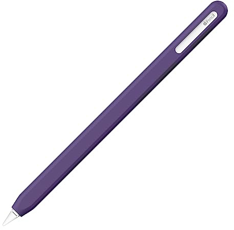 UPPERCASE Designs NimbleSleeve Premium Silicone Case Holder Protective Cover Sleeve Compatible with iPad Apple Pencil Pro and 2nd Generation Only (Royal Purple)